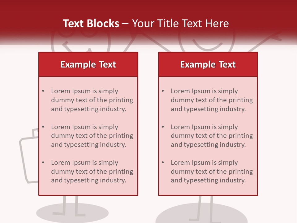 A Couple Of People Are Standing Next To Each Other PowerPoint Template