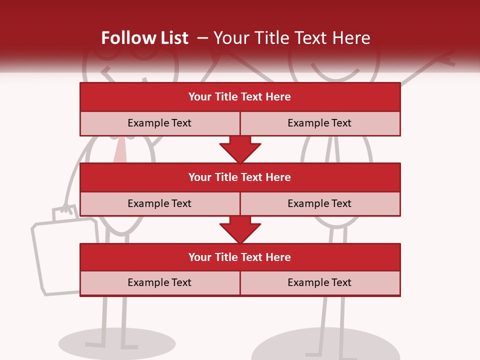 A Couple Of People Are Standing Next To Each Other PowerPoint Template