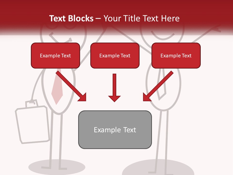 A Couple Of People Are Standing Next To Each Other PowerPoint Template