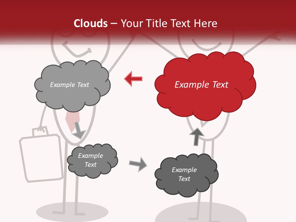 A Couple Of People Are Standing Next To Each Other PowerPoint Template