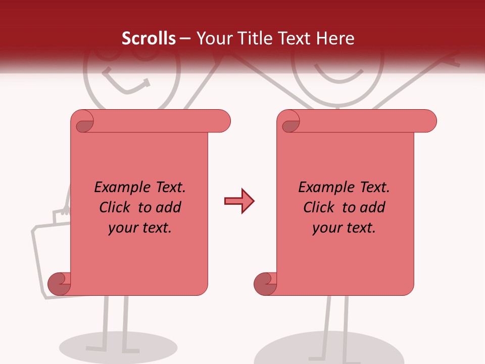 A Couple Of People Are Standing Next To Each Other PowerPoint Template