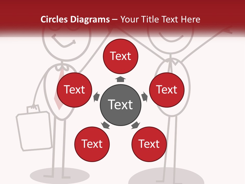 A Couple Of People Are Standing Next To Each Other PowerPoint Template