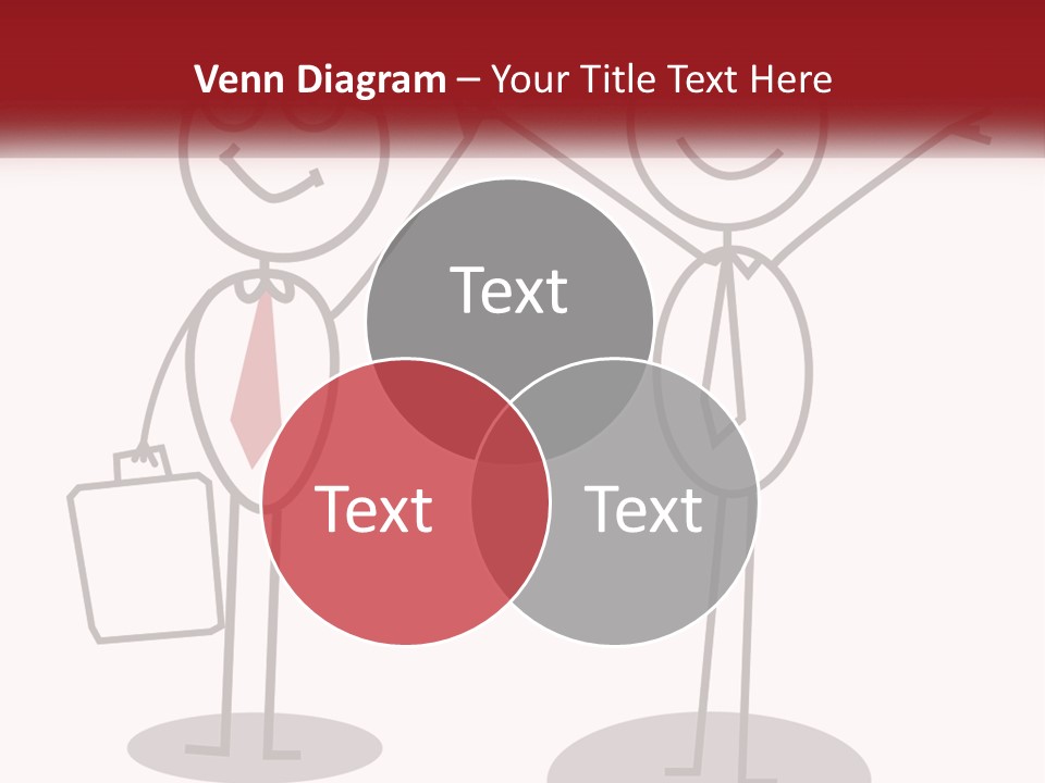 A Couple Of People Are Standing Next To Each Other PowerPoint Template