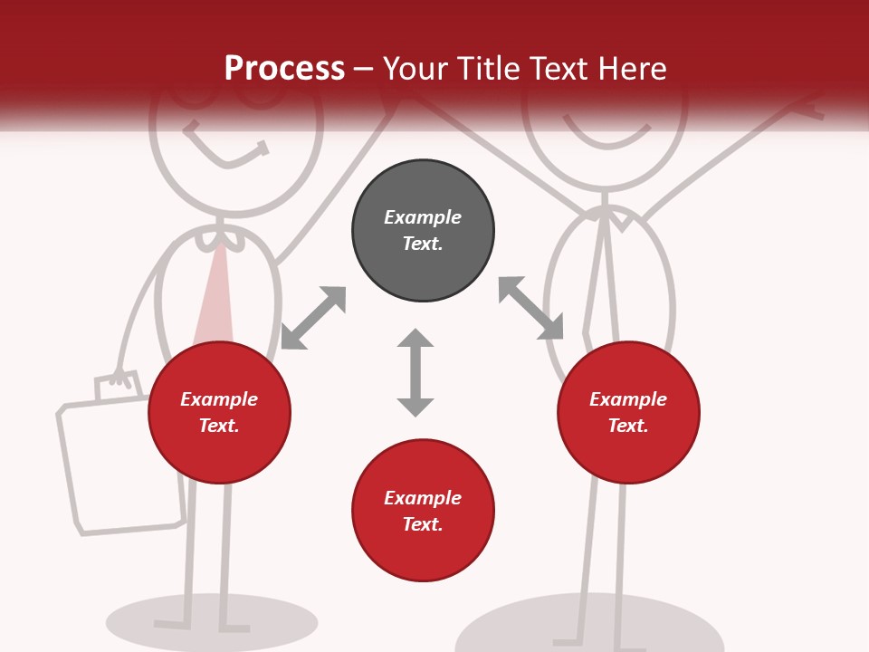 A Couple Of People Are Standing Next To Each Other PowerPoint Template