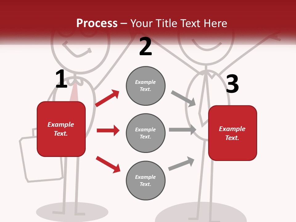 A Couple Of People Are Standing Next To Each Other PowerPoint Template