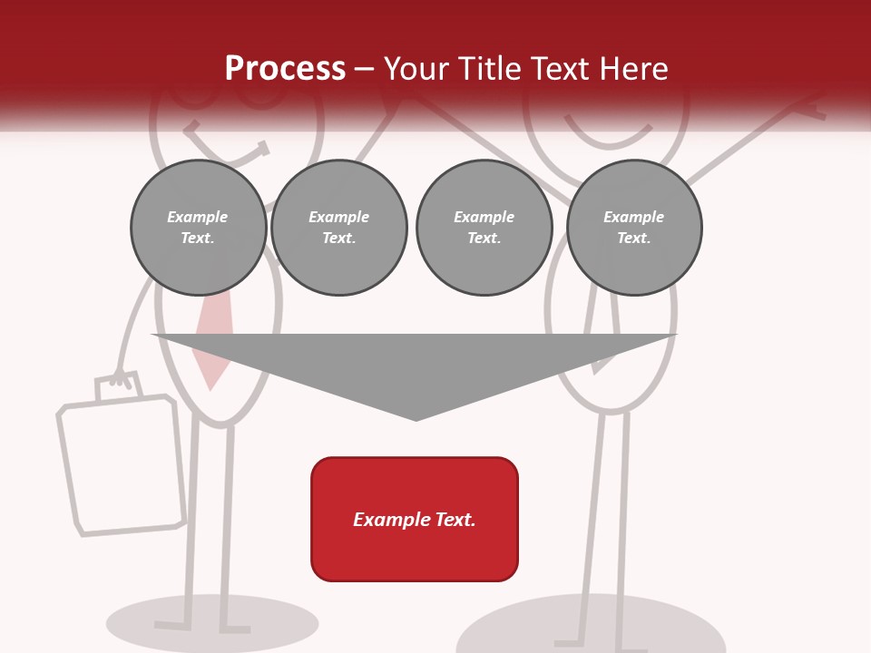 A Couple Of People Are Standing Next To Each Other PowerPoint Template