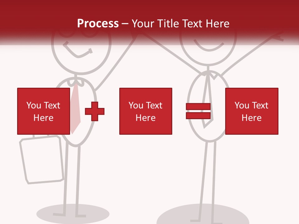 A Couple Of People Are Standing Next To Each Other PowerPoint Template