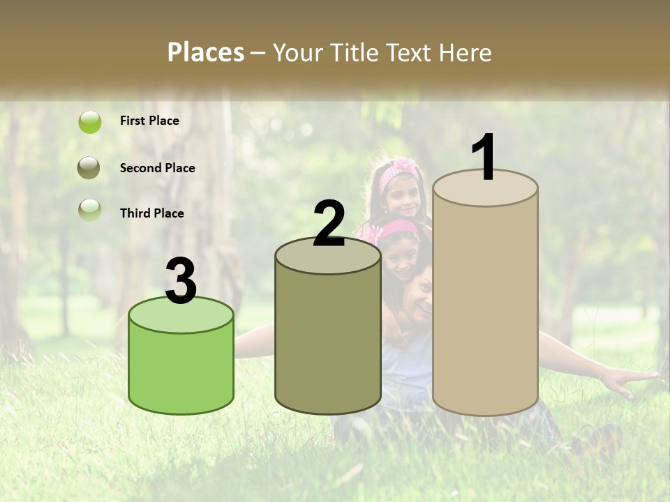 A Man Holding A Little Girl In His Arms PowerPoint Template