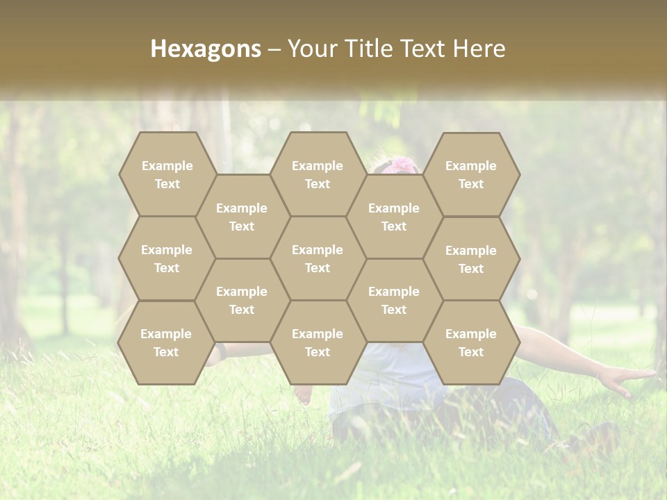 A Man Holding A Little Girl In His Arms PowerPoint Template