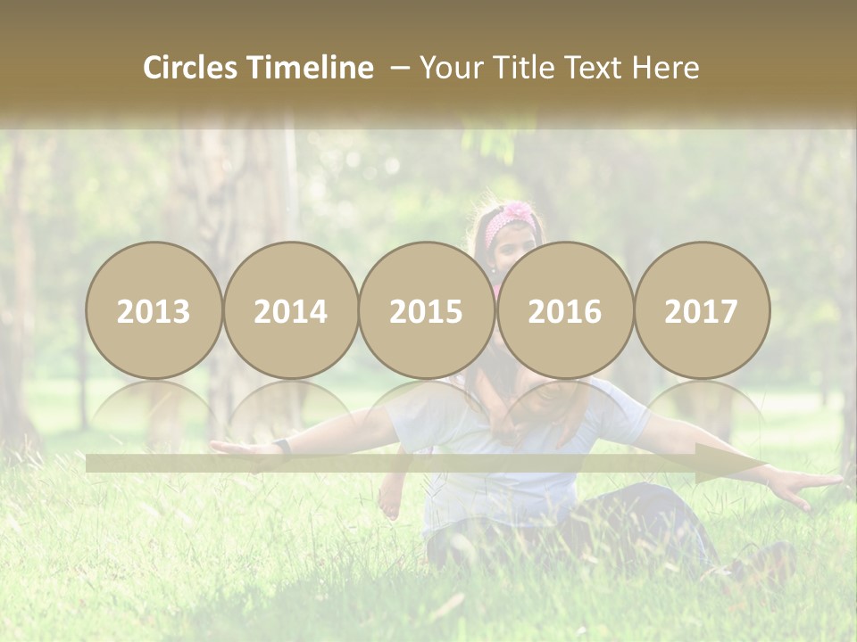 A Man Holding A Little Girl In His Arms PowerPoint Template