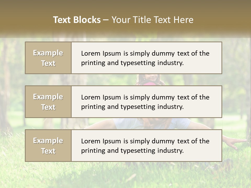 A Man Holding A Little Girl In His Arms PowerPoint Template