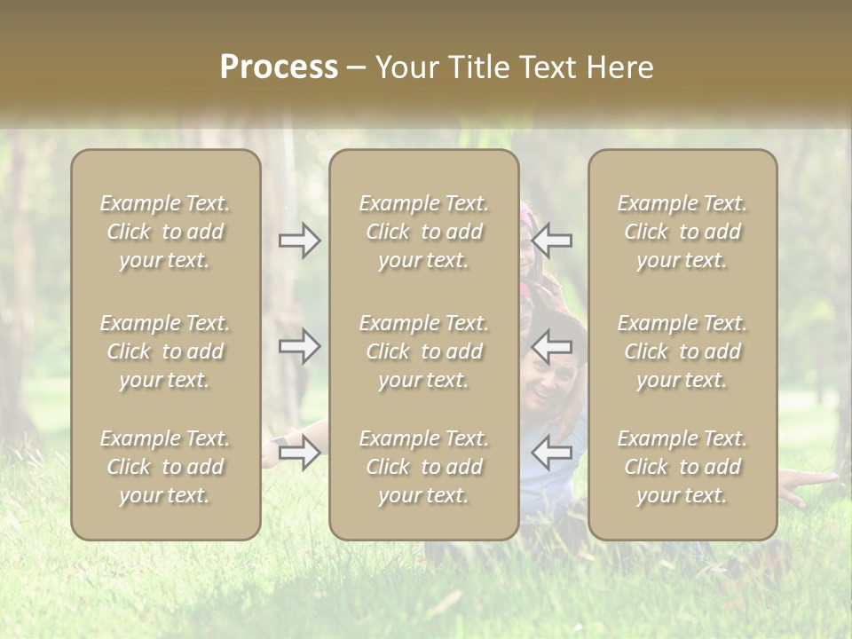 A Man Holding A Little Girl In His Arms PowerPoint Template