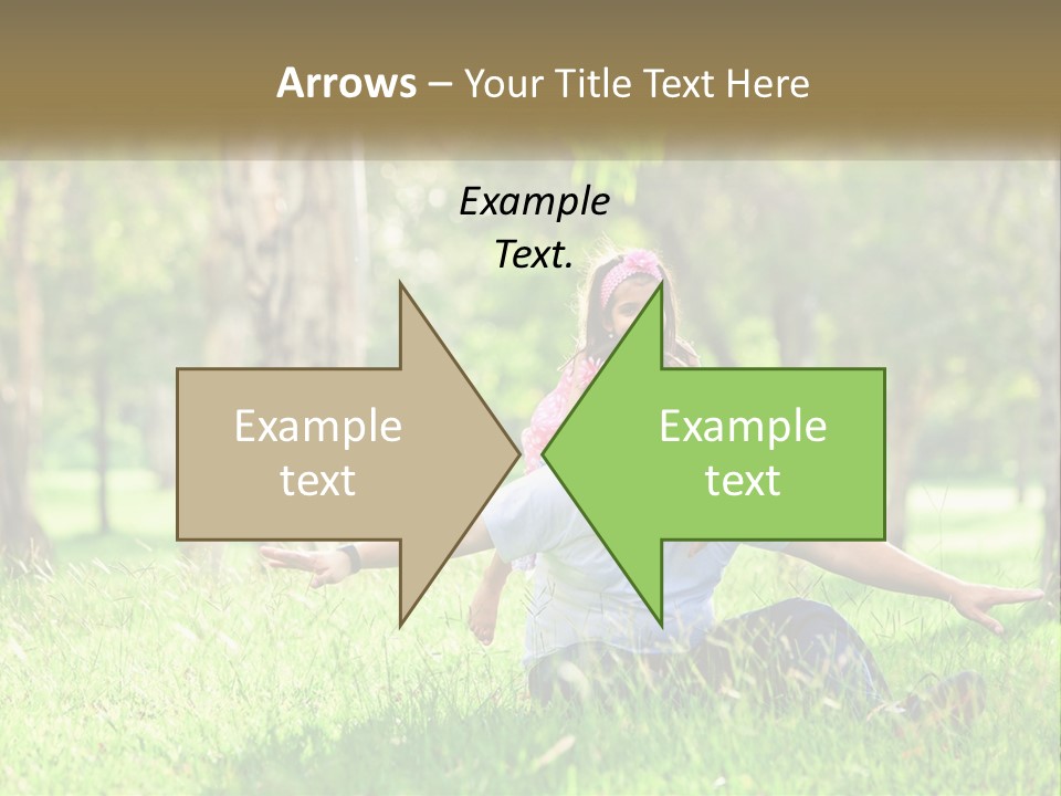 A Man Holding A Little Girl In His Arms PowerPoint Template