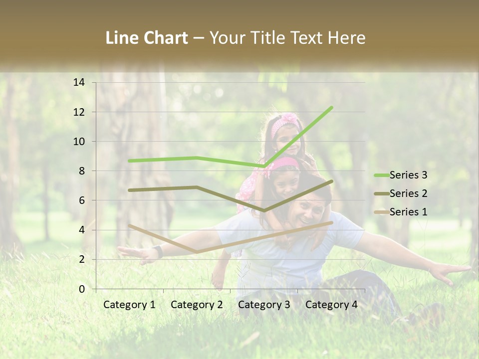 A Man Holding A Little Girl In His Arms PowerPoint Template