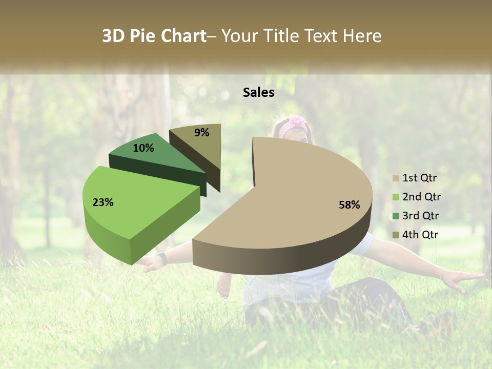 A Man Holding A Little Girl In His Arms PowerPoint Template