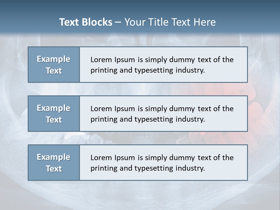 An X - Ray Of A Man's Teeth With A Red Spot In The PowerPoint Template
