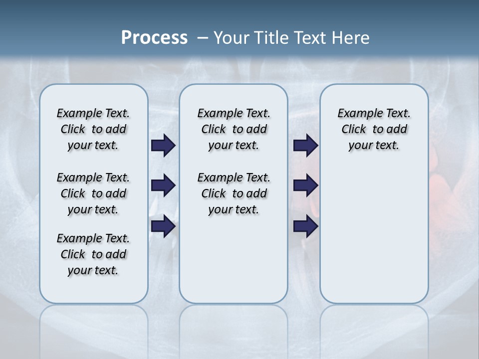 An X - Ray Of A Man's Teeth With A Red Spot In The PowerPoint Template