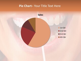 A Woman's Teeth Before And After Whitening PowerPoint Template