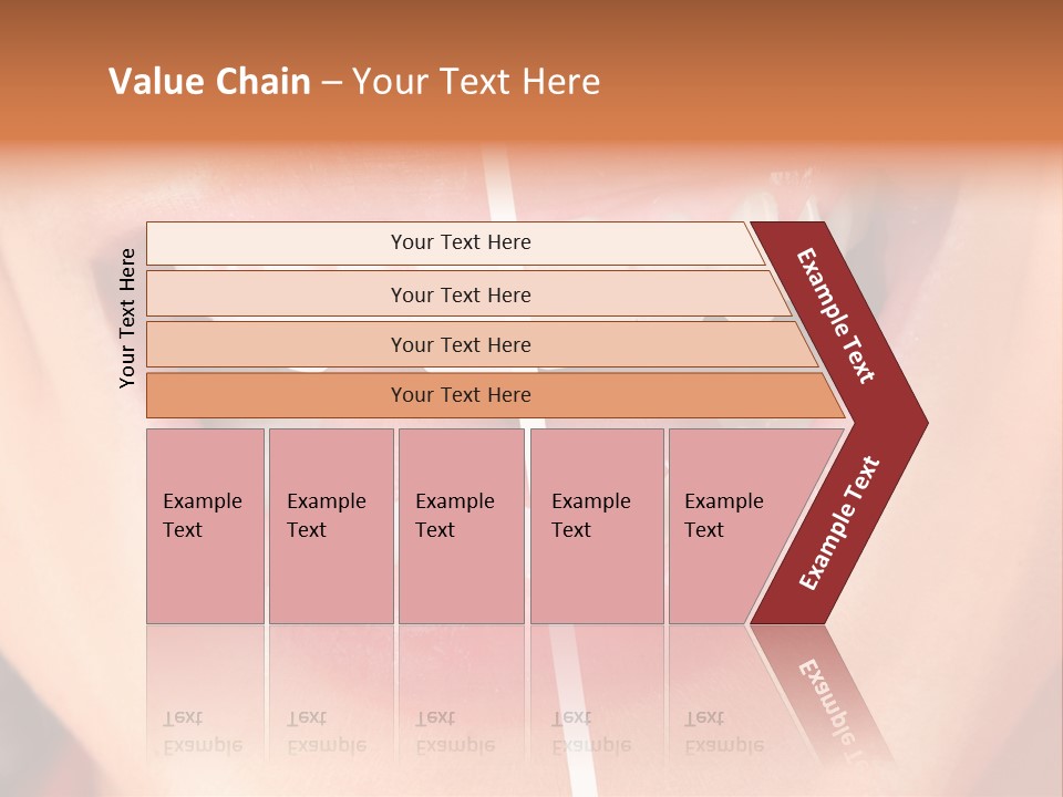 A Woman's Teeth Before And After Whitening PowerPoint Template