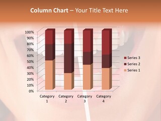 A Woman's Teeth Before And After Whitening PowerPoint Template