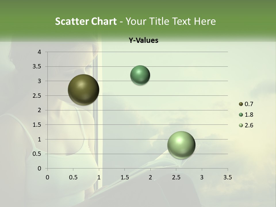 A Woman Sitting On A Window Sill Reading A Book PowerPoint Template