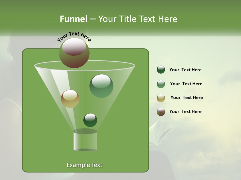 A Woman Sitting On A Window Sill Reading A Book PowerPoint Template