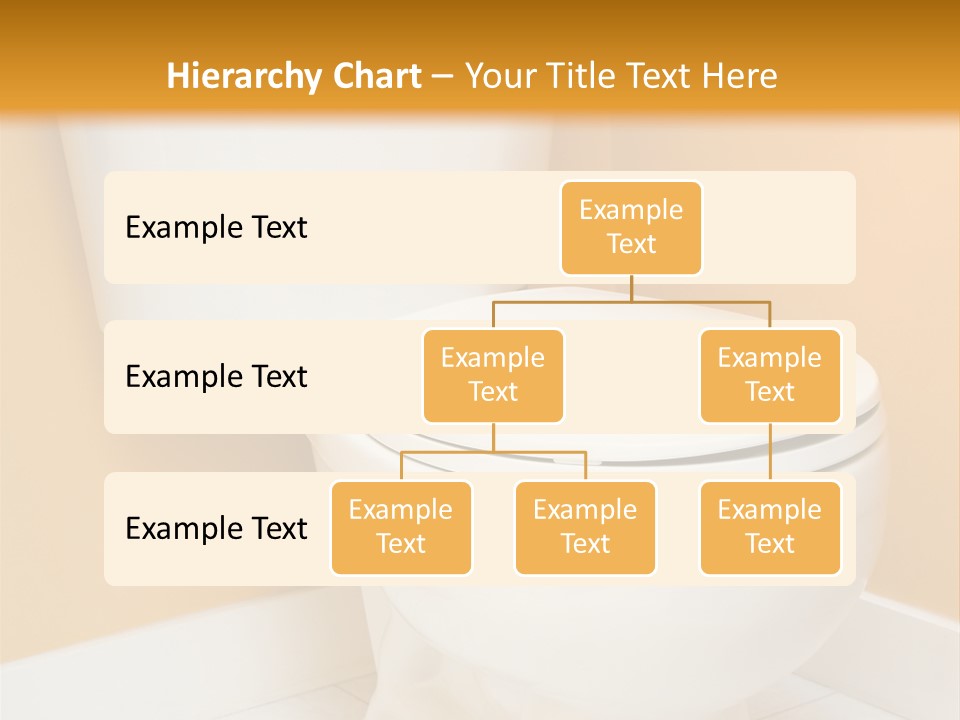 A White Toilet Sitting In A Bathroom Next To A Yellow Wall PowerPoint Template