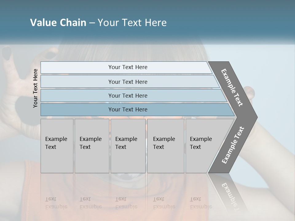 A Young Boy With A Tiger Face Painted On His Face PowerPoint Template