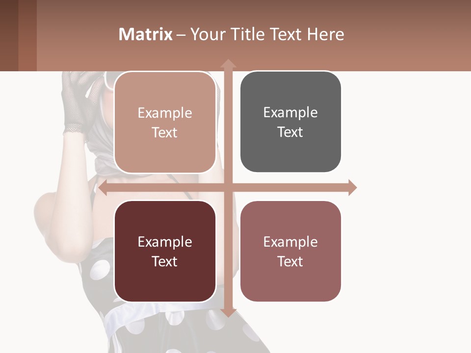 A Woman With A Scarf And Sunglasses On Her Head PowerPoint Template