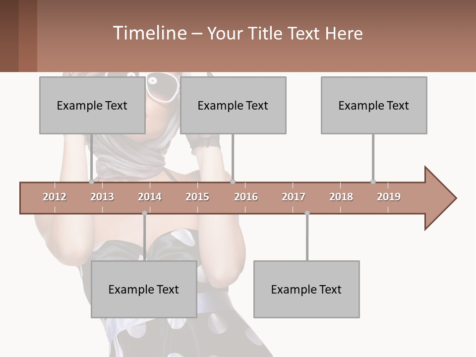 A Woman With A Scarf And Sunglasses On Her Head PowerPoint Template
