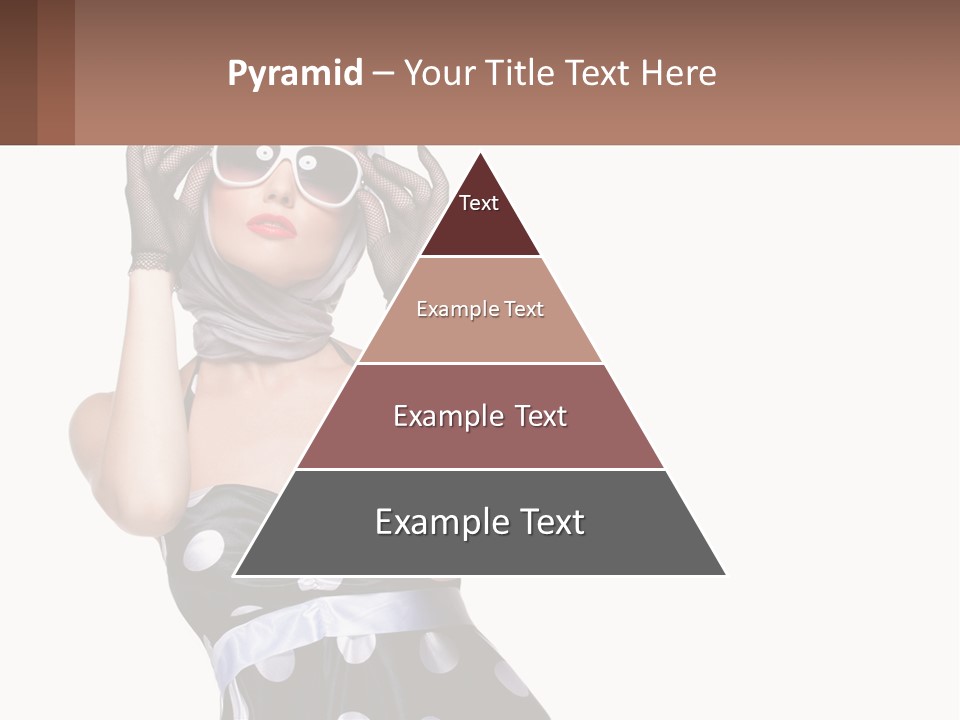 A Woman With A Scarf And Sunglasses On Her Head PowerPoint Template