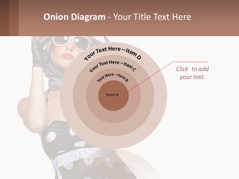 A Woman With A Scarf And Sunglasses On Her Head PowerPoint Template