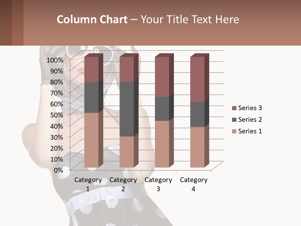 A Woman With A Scarf And Sunglasses On Her Head PowerPoint Template