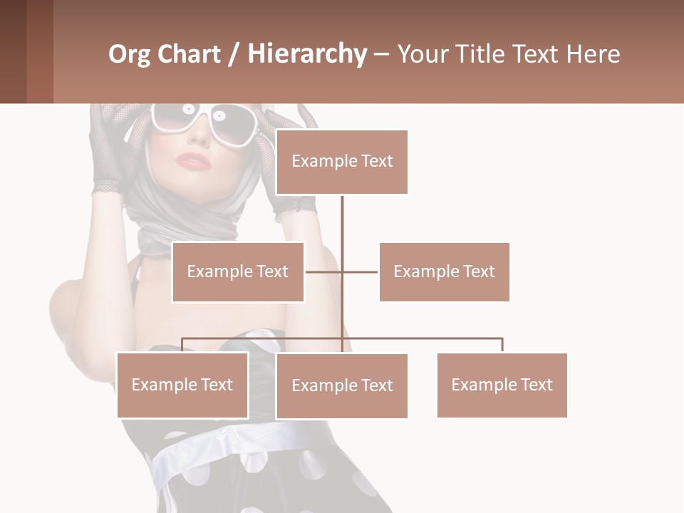 A Woman With A Scarf And Sunglasses On Her Head PowerPoint Template