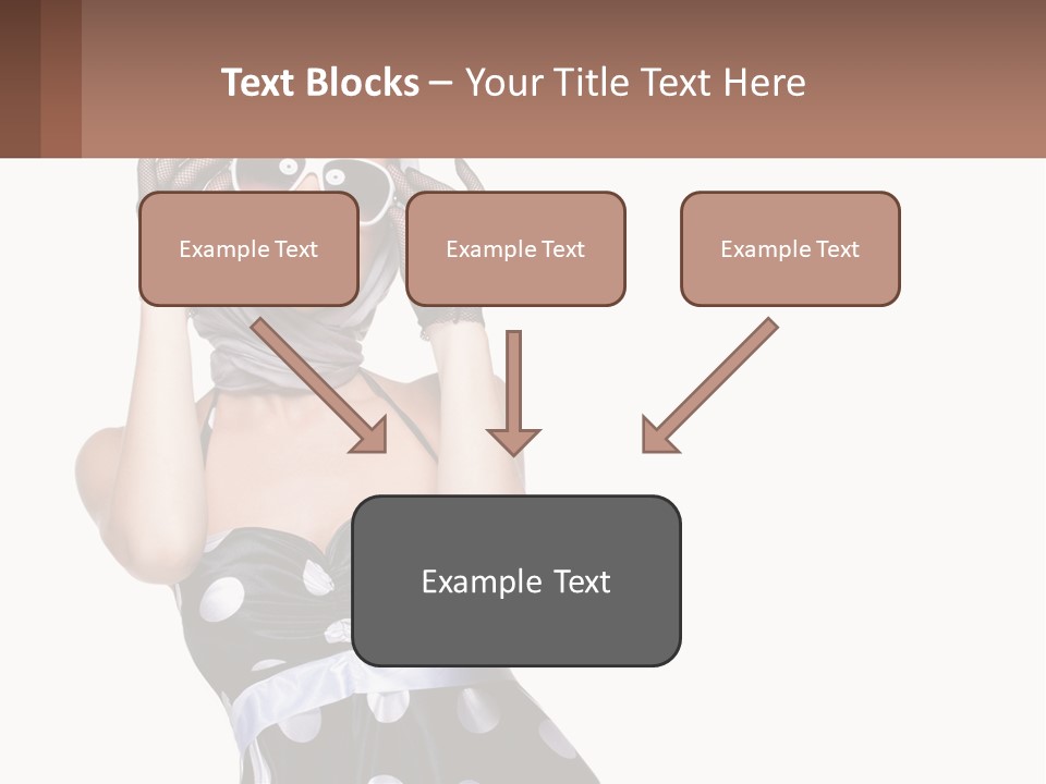 A Woman With A Scarf And Sunglasses On Her Head PowerPoint Template