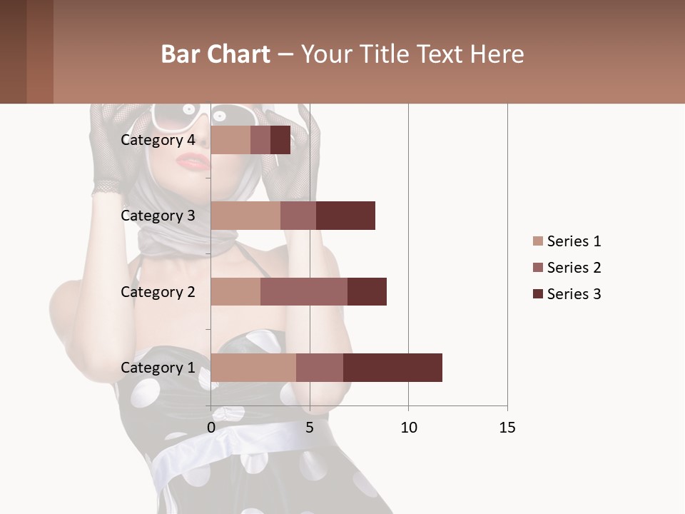 A Woman With A Scarf And Sunglasses On Her Head PowerPoint Template
