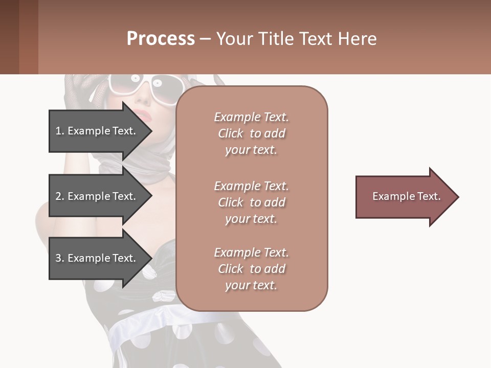 A Woman With A Scarf And Sunglasses On Her Head PowerPoint Template