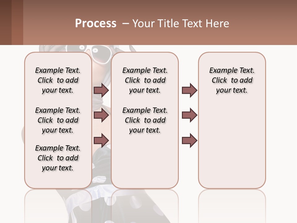 A Woman With A Scarf And Sunglasses On Her Head PowerPoint Template