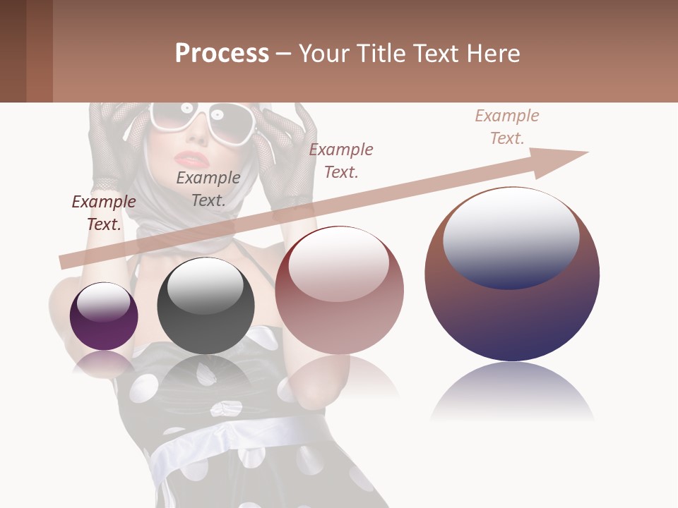 A Woman With A Scarf And Sunglasses On Her Head PowerPoint Template