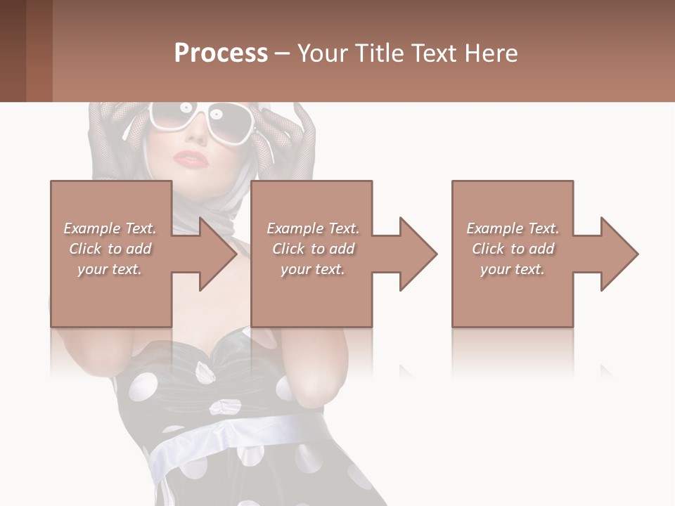 A Woman With A Scarf And Sunglasses On Her Head PowerPoint Template
