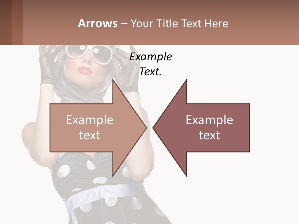 A Woman With A Scarf And Sunglasses On Her Head PowerPoint Template