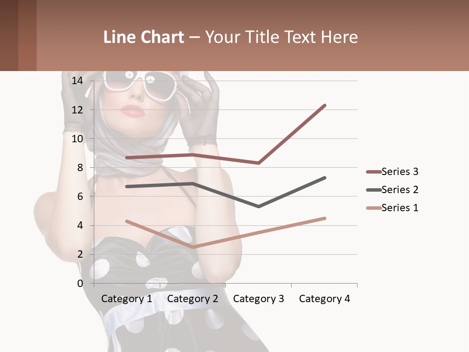 A Woman With A Scarf And Sunglasses On Her Head PowerPoint Template