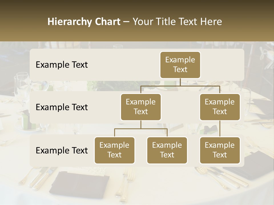 A Table With Place Settings And Place Cards On It PowerPoint Template