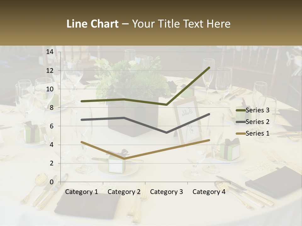 A Table With Place Settings And Place Cards On It PowerPoint Template