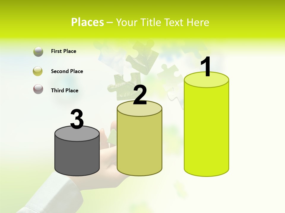 A Person Holding A Piece Of A Puzzle PowerPoint Template