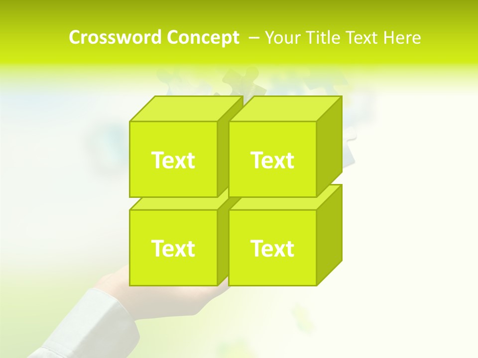 A Person Holding A Piece Of A Puzzle PowerPoint Template