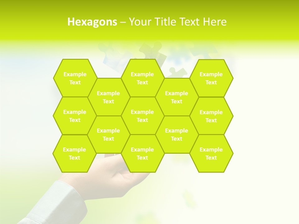 A Person Holding A Piece Of A Puzzle PowerPoint Template