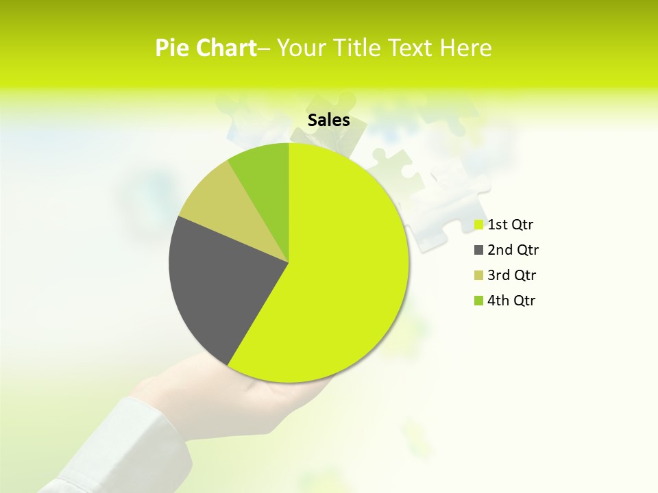 A Person Holding A Piece Of A Puzzle PowerPoint Template