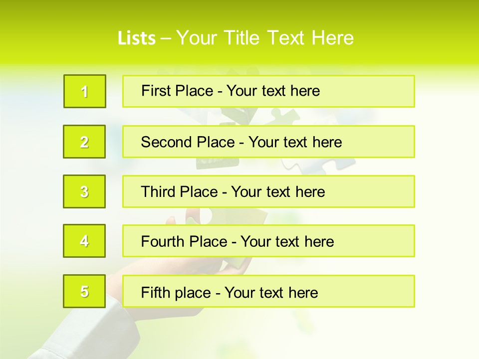 A Person Holding A Piece Of A Puzzle PowerPoint Template