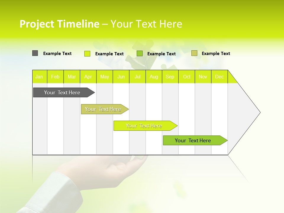 A Person Holding A Piece Of A Puzzle PowerPoint Template